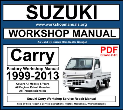 suzuki carry service manual Ebook Doc