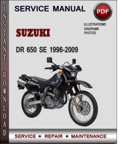 suzuki dr 650 1989 service manual pdf Doc