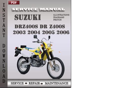 suzuki dr z400s service manual Kindle Editon