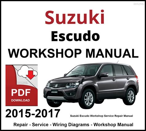 suzuki escudo workshop manual PDF