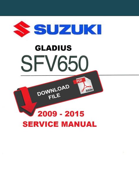 suzuki gladius service manual pdf Doc