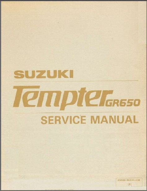 suzuki gr650 gr650x service repair manual pdf Doc