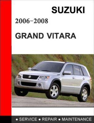 suzuki grand vitara 2006 2007 2008 service repair manual pdf Doc
