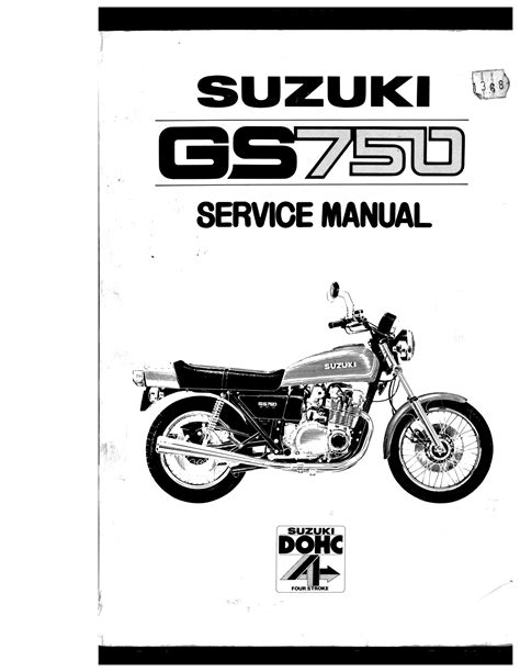 suzuki gs750 service manual Doc