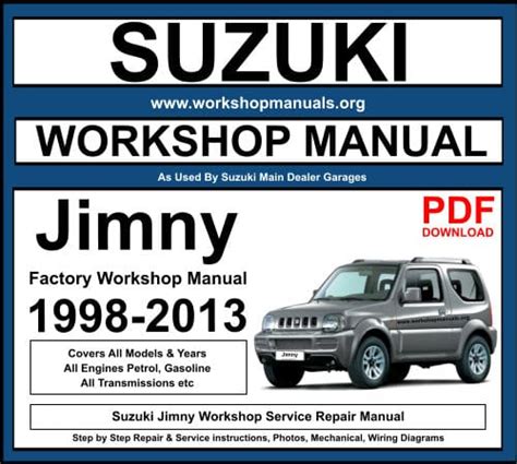 suzuki jimny service manual free Epub
