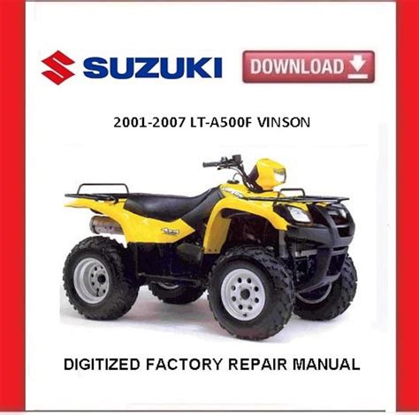 suzuki lt a500f service manual PDF