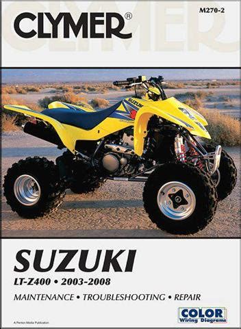 suzuki lt z400 2003 2008 clymer motorcycle repair Epub