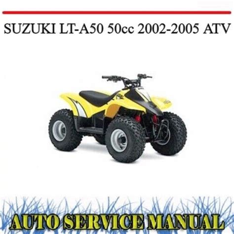 suzuki lta 50 repair manual Reader