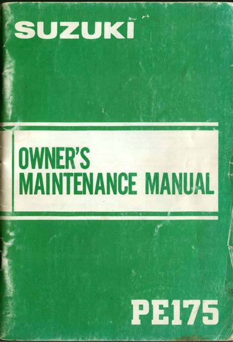 suzuki pe 175 service manual Epub