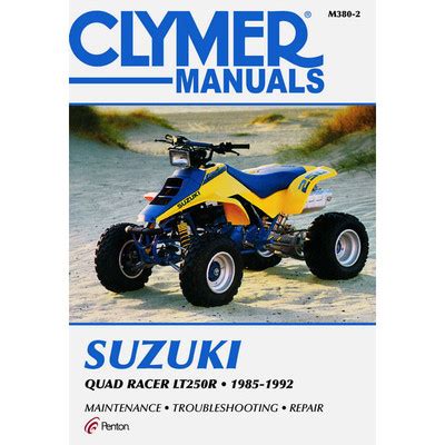 suzuki quad racer lt250r clymer manuals motorcycle repair Epub