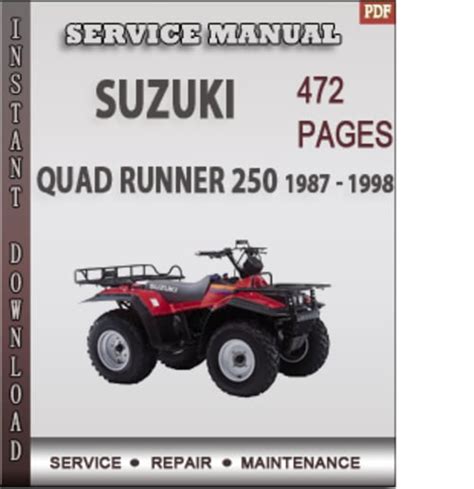 suzuki quadrunner 250 owners manual francais Kindle Editon