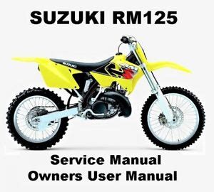 suzuki rm125 service manual PDF PDF