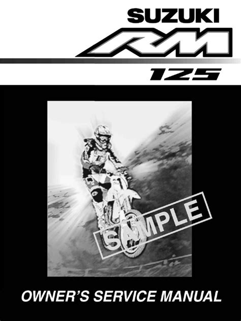 suzuki rm125 service manual pdf Doc