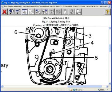 suzuki sidekick 94 timing markings diagram Kindle Editon