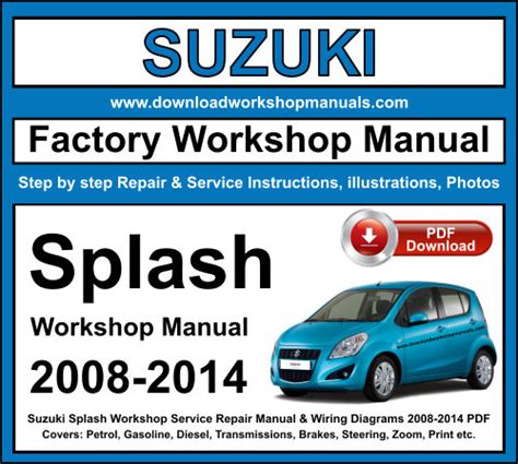 suzuki splash instruction manual Doc