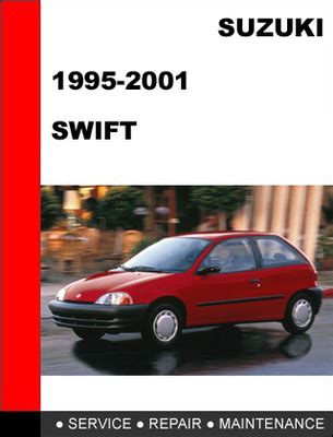 suzuki swift 1995 2001 workshop service repair manual pdf Epub
