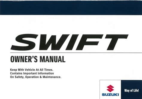 suzuki swift 2013 service manual Doc