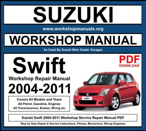 suzuki swift workshop manual Doc