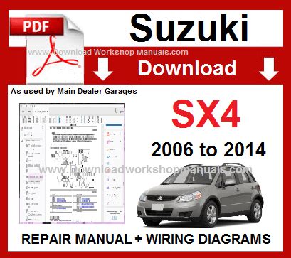 suzuki sx4 repair manual 2013 Doc