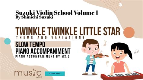 suzuki twinkle variations accompaniment Ebook Reader