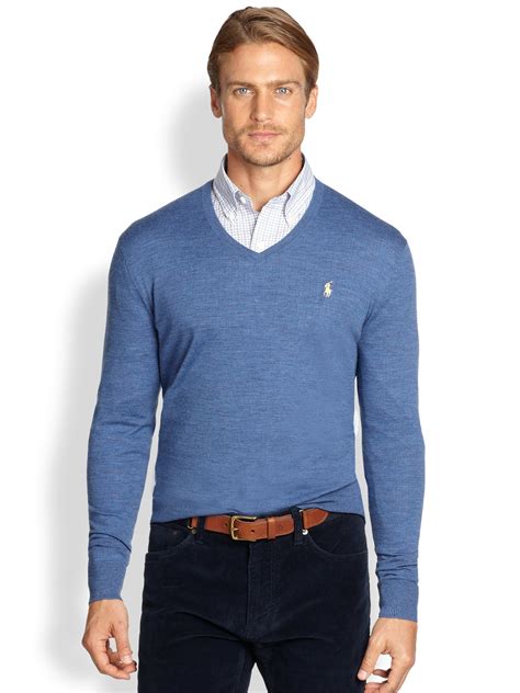 sweater and polo shirt