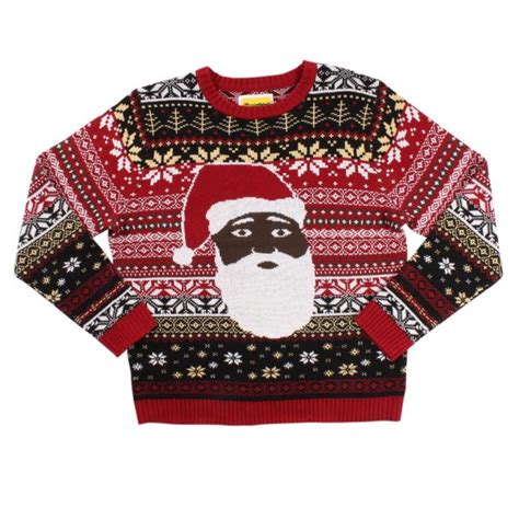 sweater black santa