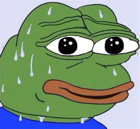 sweating pepe