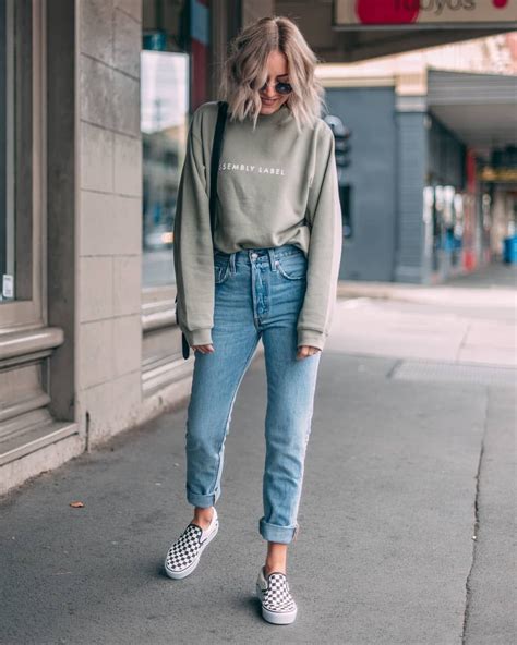 sweatshirt and jeans