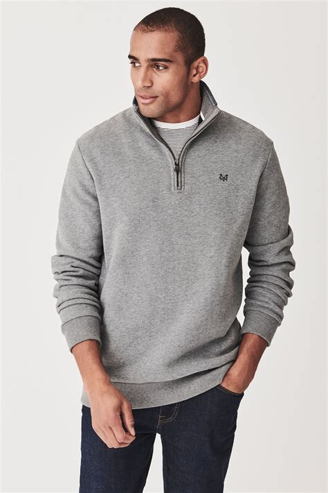 sweatshirt half zip