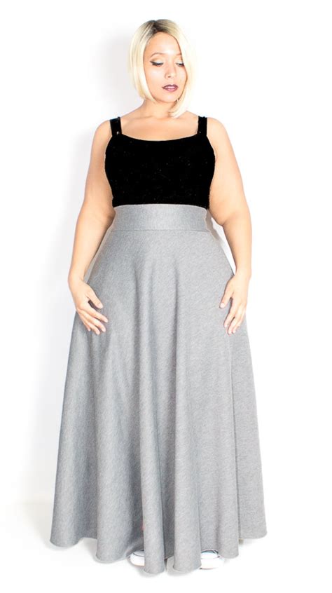 sweatshirt maxi skirt