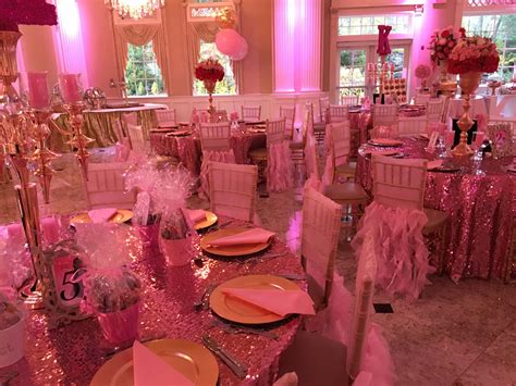 sweet sixteen pink theme