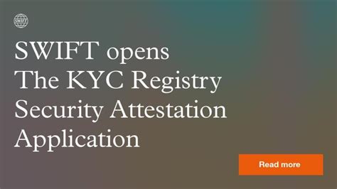 swift kyc security attestation