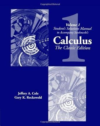 swokowski calculus solution manual 5th edition Doc