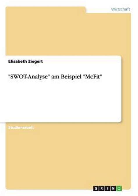 swot analyse am beispiel mcfit Reader