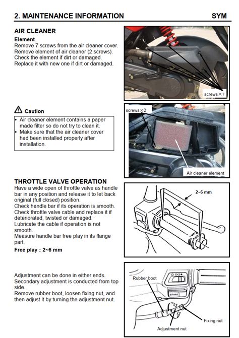 sym orbit 125 service manual Kindle Editon