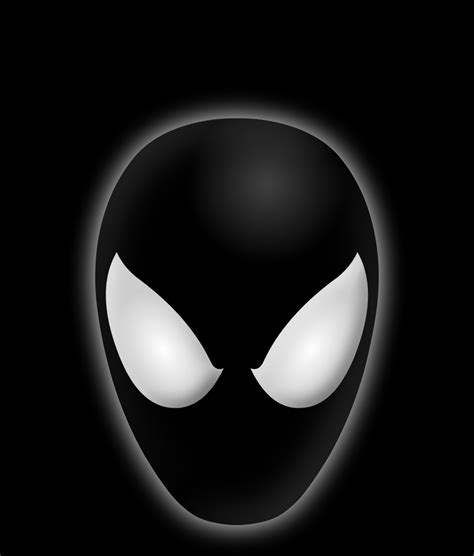 symbiote spider man mask