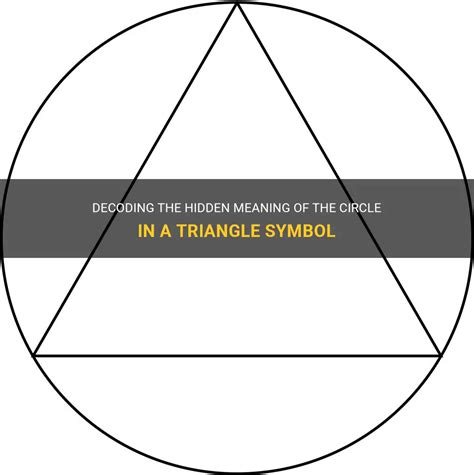 symbol circle in triangle