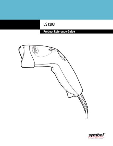 symbol ls1203 product reference guide Reader