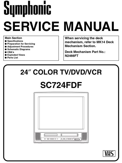 symphonic cst204fe tvs owners manual Reader