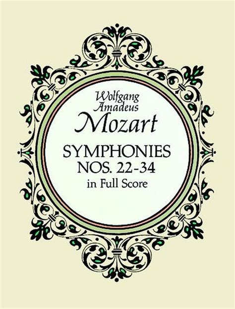 symphonies nos 22 34 in full score dover music scores PDF