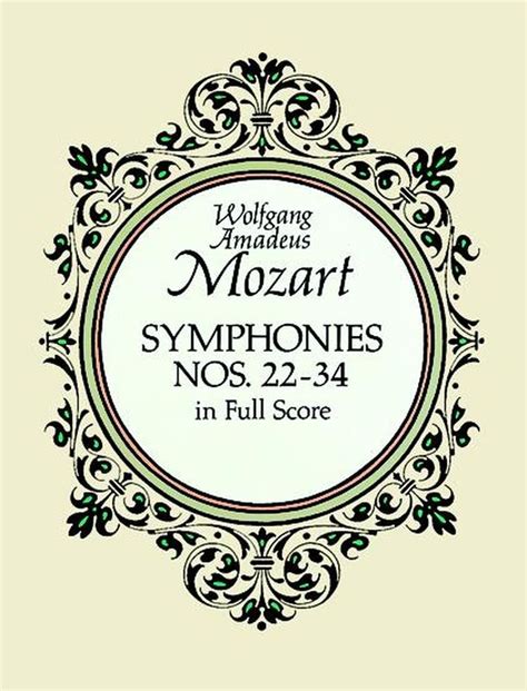 symphonies nos 22 34 in full score dover music scores PDF