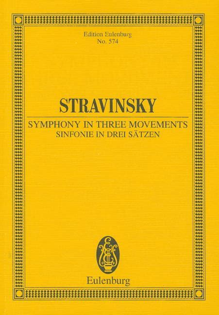 symphony in three movements study score edition eulenburg Epub