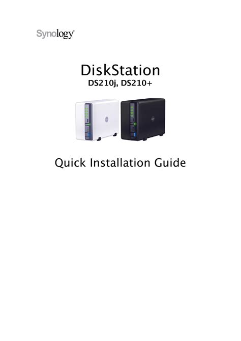 synology ds210j manual pdf Epub