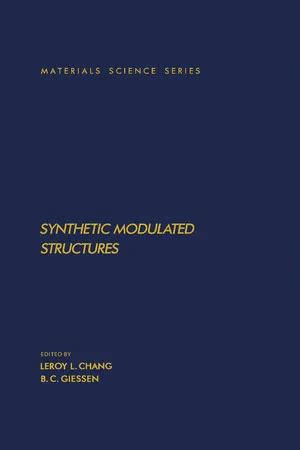 synthetic modulated structures edited by leroy l philips pdf Kindle Editon