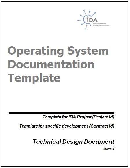 system documentation template word PDF