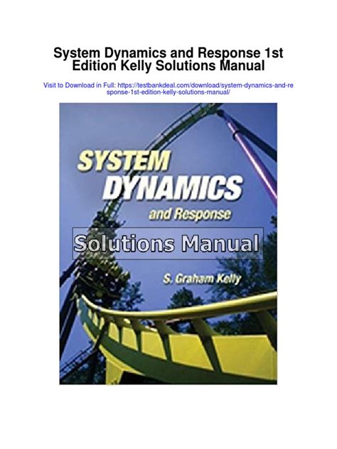 system dynamics and response kelly solution manual Reader