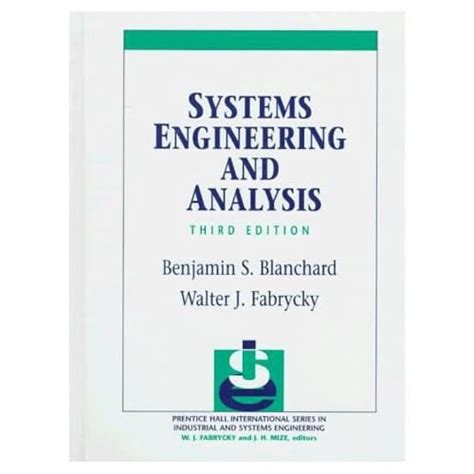 system engineering and analysis blanchard PDF