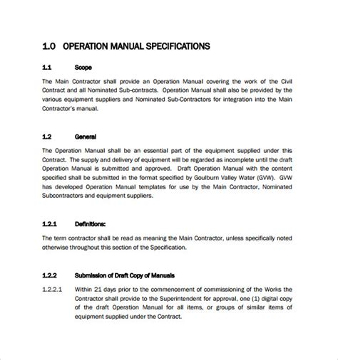 system operations manual pdf PDF