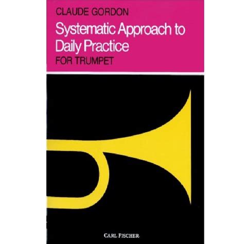 systematic approach to daily practice for trumpet Doc