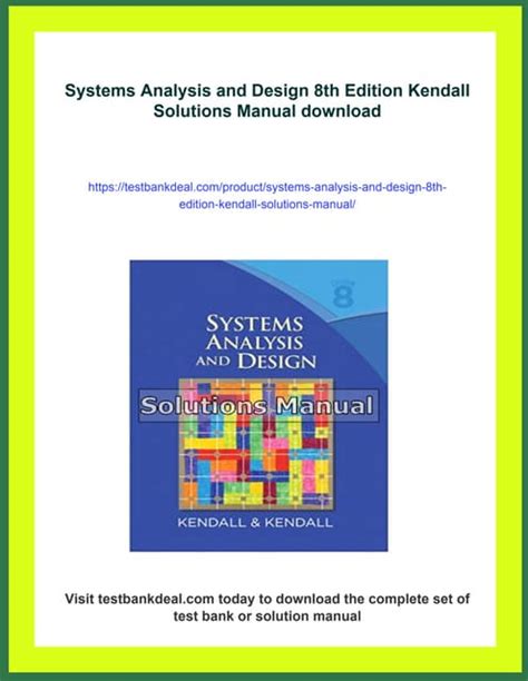 systems analysis and design kendall 8th edition Epub